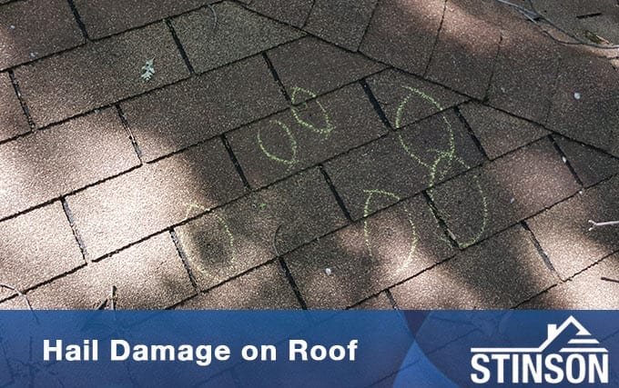 Hail Damage on Roof