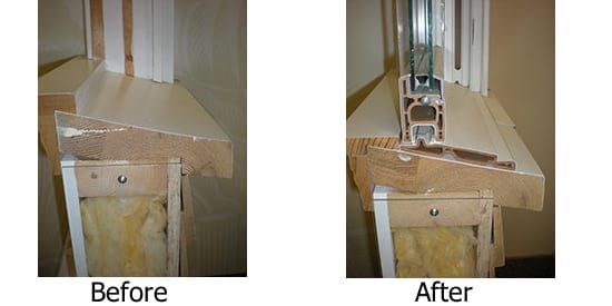 Retrofit Window Replacement Before After