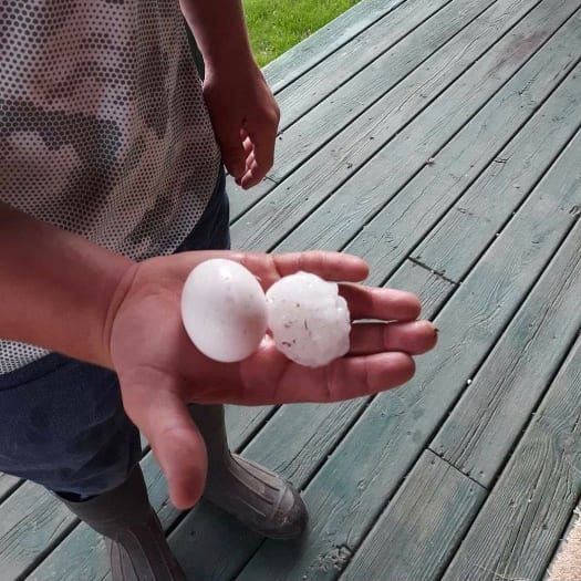 Hail Storm Hits Winona, MN on 6/2/20