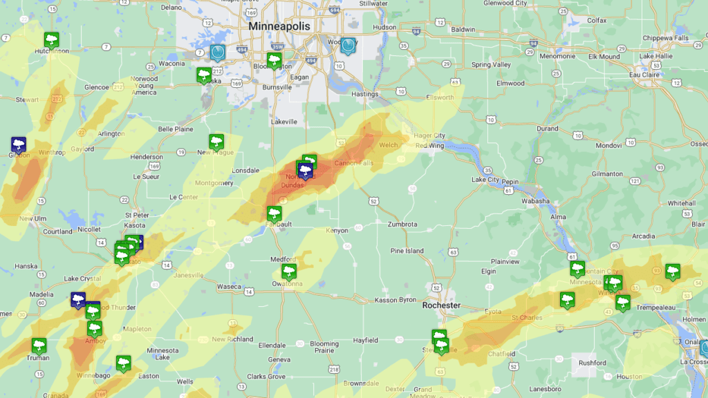 , Northfield, Rochester, Winona MN &#8211; Hail + Wind Storm 4.12.22
