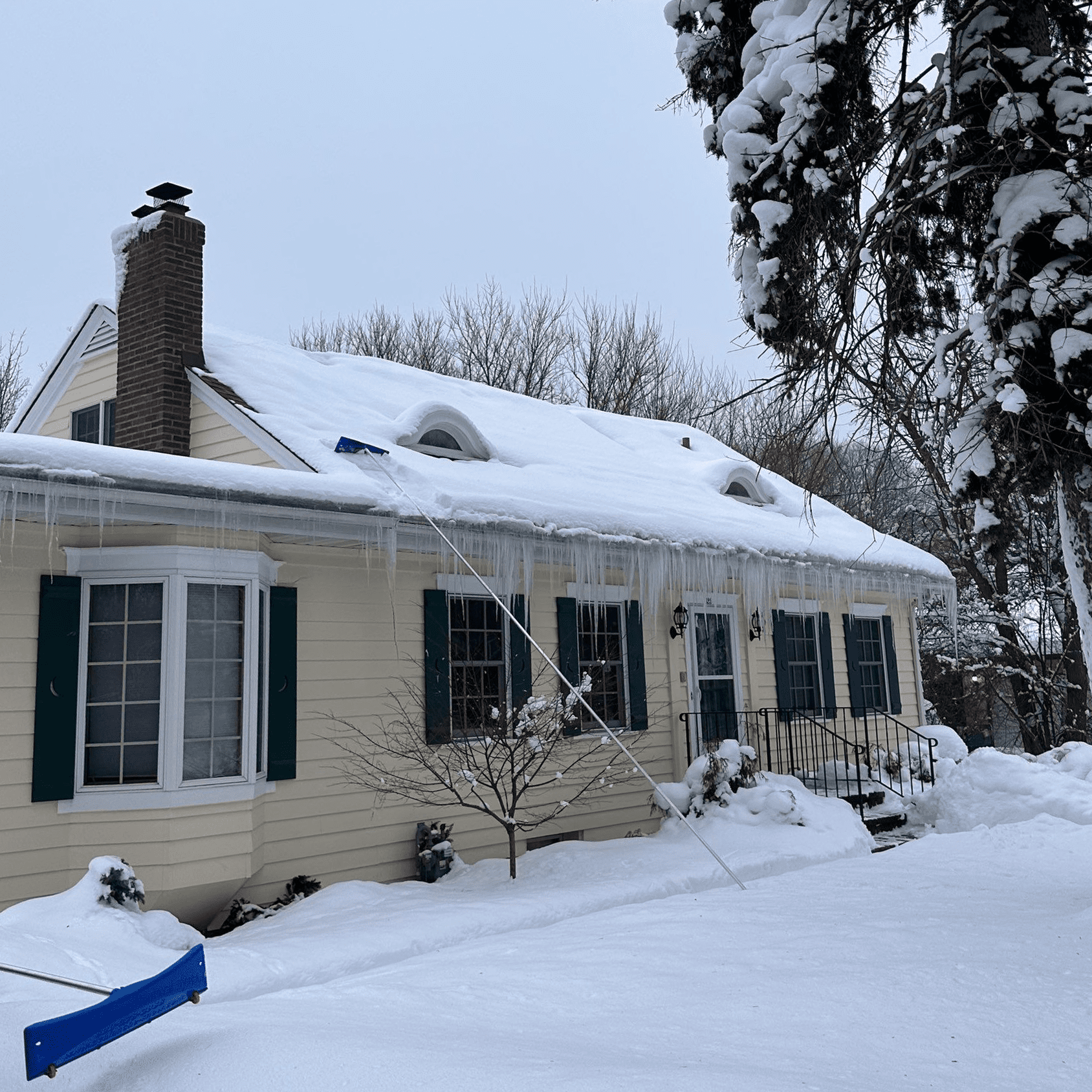 Snow On Roof