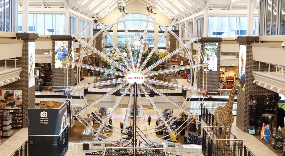 scheels ferris wheel eden prairie center